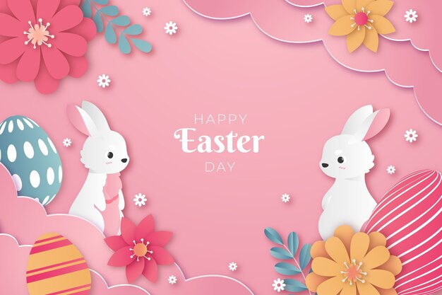 Gradient background for easter celebration