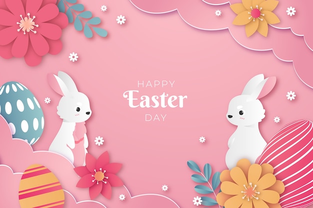 Gradient background for easter celebration