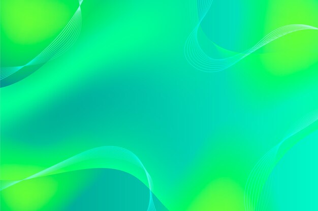 Gradient background in green tones