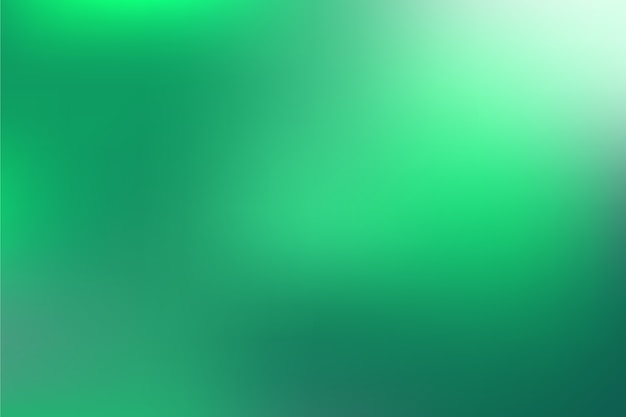 Gradient background in green tones