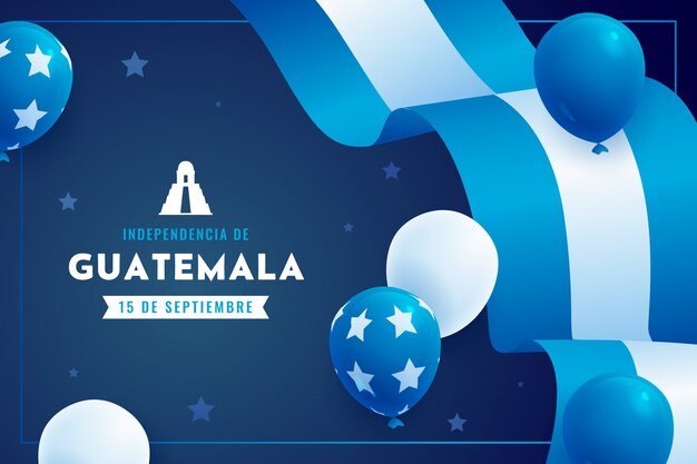 Фон празднования Дня независимости Гватемалы