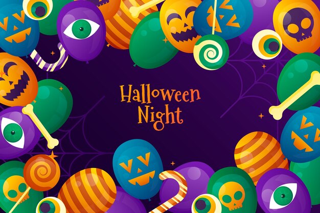 Gradient background for halloween celebration