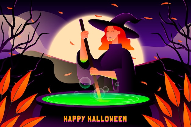 Gradient background for halloween season