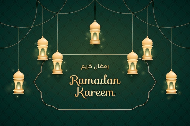 Gradient background for islamic ramadan celebration