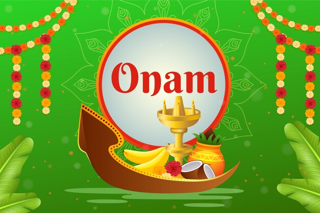 Sfondo sfumato per la celebrazione di onam