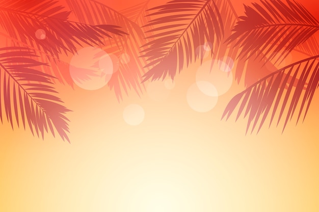 Free vector gradient background for summer season celebration