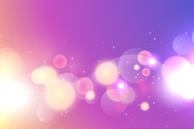 Gradient background with bokeh effect