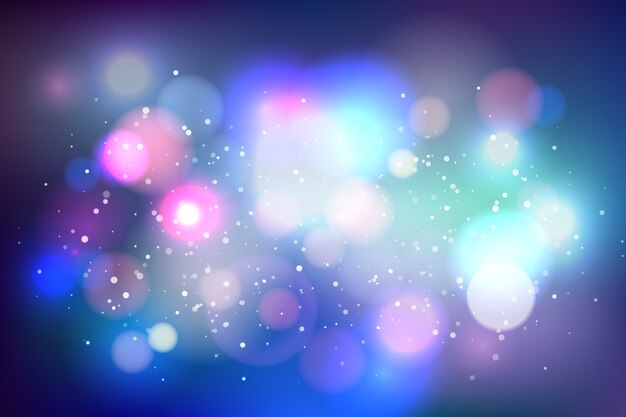 Gradient background with bokeh effect