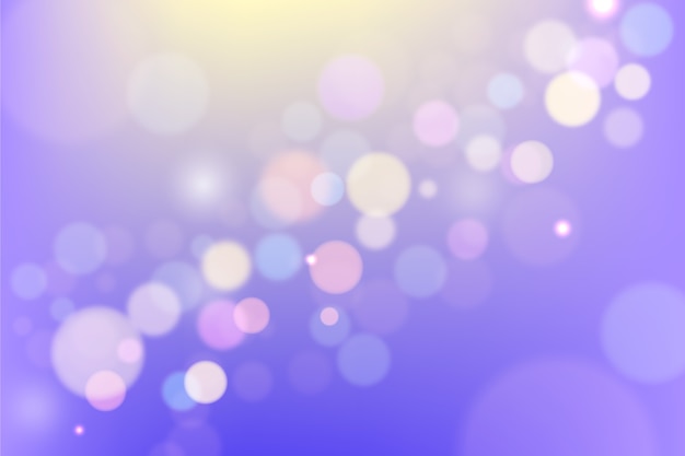 Gradient background with bokeh effect