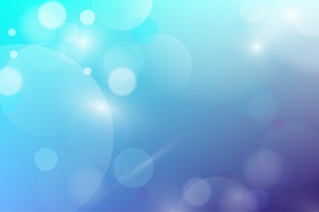 Gradient background with bokeh effect