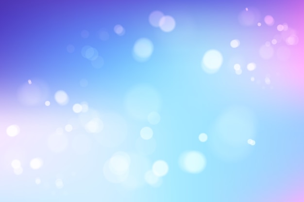 Free vector gradient background with bokeh effect