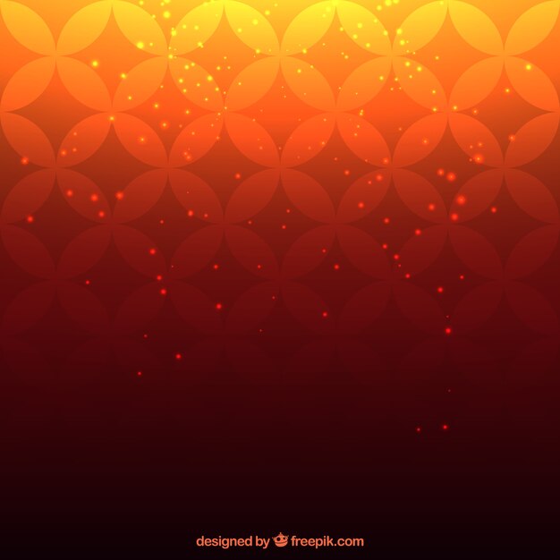 Gradient background with retro print