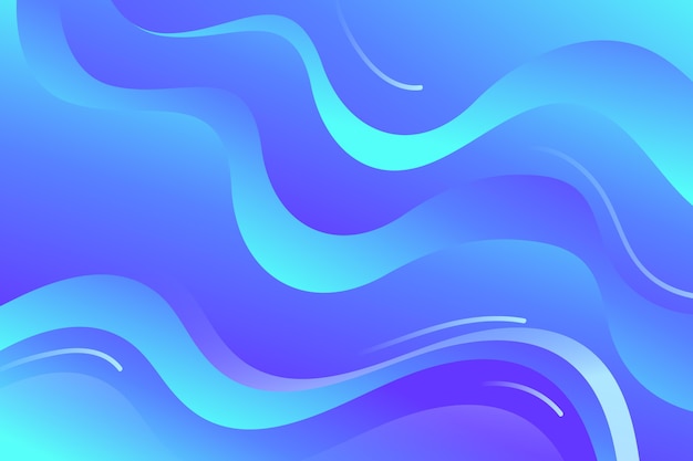 Gradient background with wavy shapes