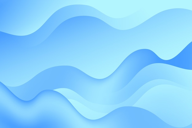 Gradient background with wavy shapes