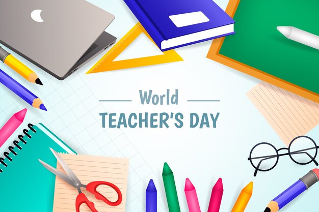 Фон для празднования Всемирного дня учителя