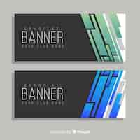 Free vector gradient banner