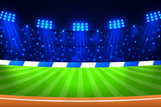 Free vector gradient baseball background