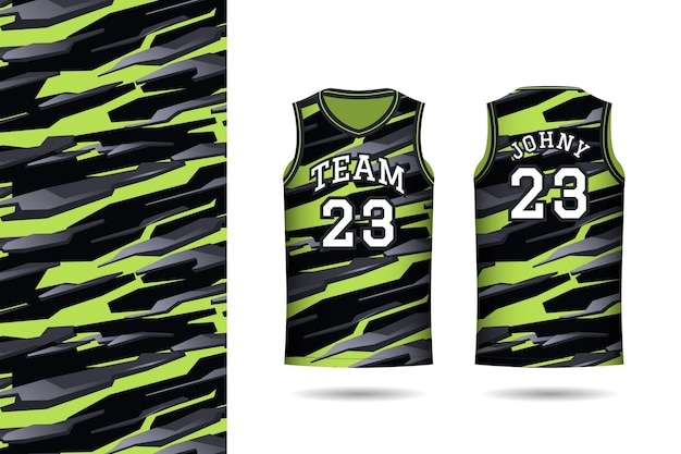 Free vector gradient basketball jersey pattern