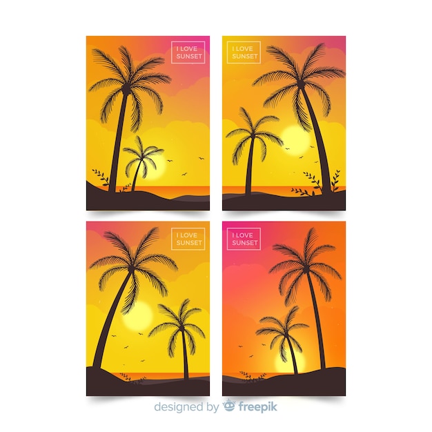 Gradient beach cover collection