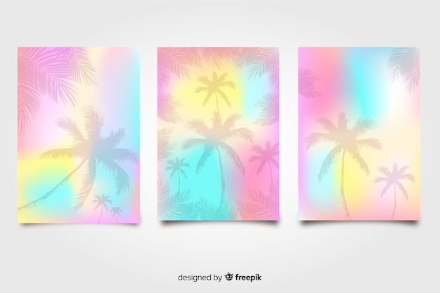 Gradient beach cover collection