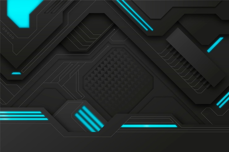 無料Vector グラデーション黒抽象技術の背景