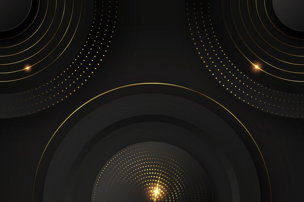 Gradient black background with golden textures