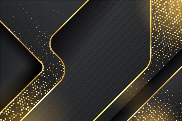 Gradient black background with golden textures