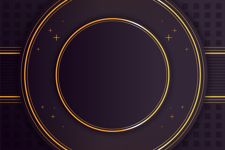 Free Vector gradient black background with golden textures