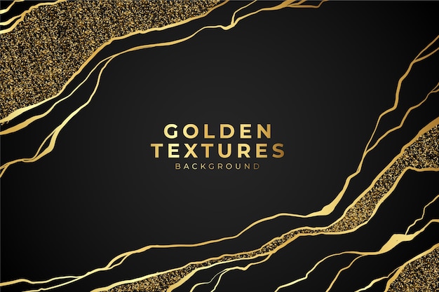 Градиент черный фон с золотыми текстурами