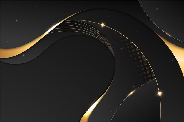 Gradient black background with golden textures