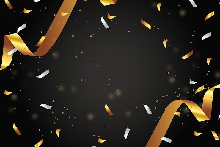 Free Vector gradient black background with realistic elements