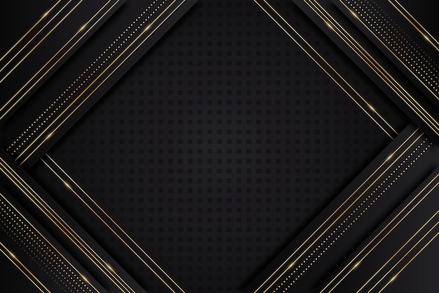 Gradient black backgrounds with golden frames