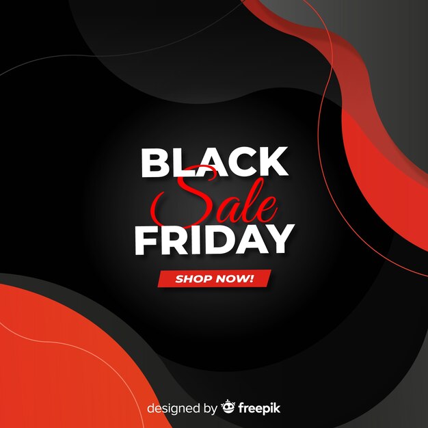 Gradient black friday promotion