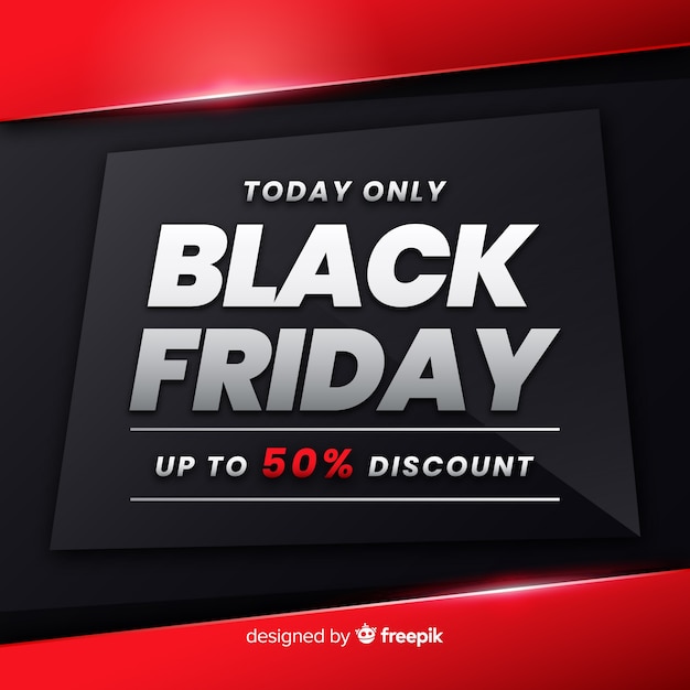 Gradient black friday promotion