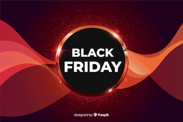 Free vector gradient black friday sale background