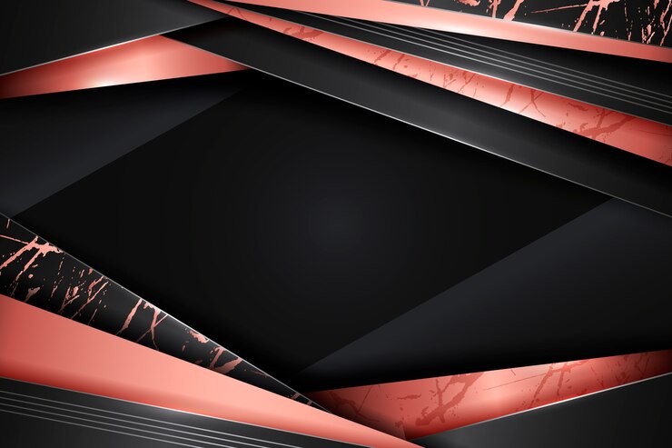 Free Vector gradient black and rose gold background