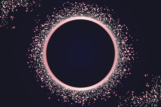 Gradient black and rose gold background