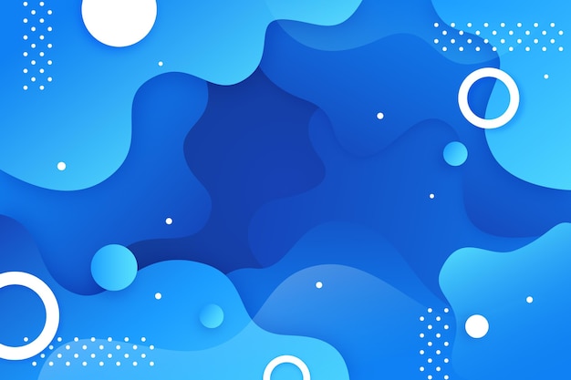 Free vector gradient blue abstract background