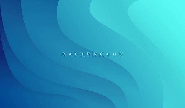 Gradient blue background wave modern abstract