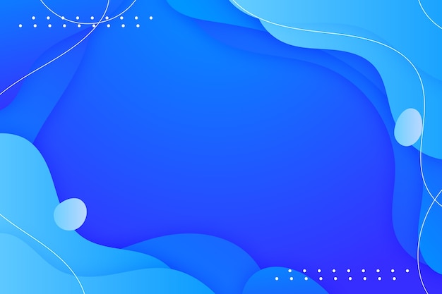 Free vector gradient blue background