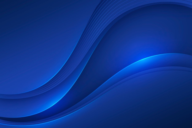 Free vector gradient blue background