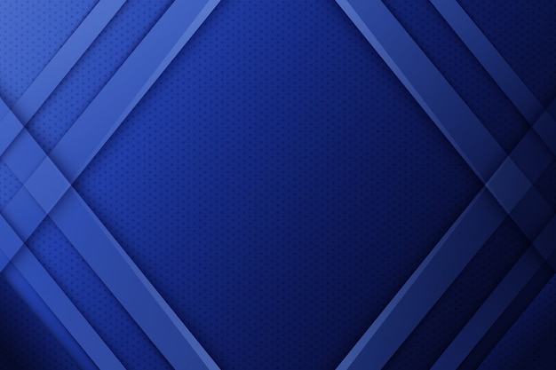 Free vector gradient blue geometric background