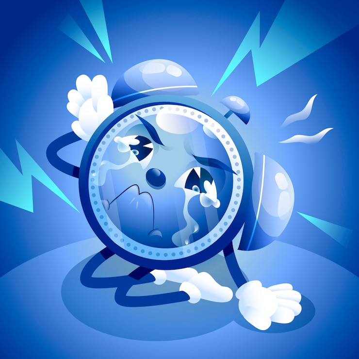 Free Vector gradient blue monday illustration