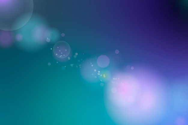 Free vector gradient bokeh effect background