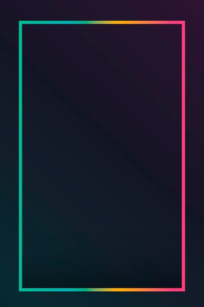 Free vector gradient border black background