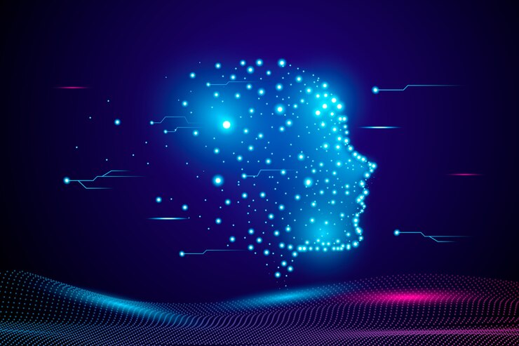 Free Vector gradient brain background