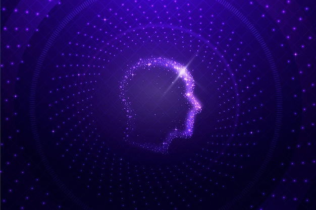 Gradient brain background