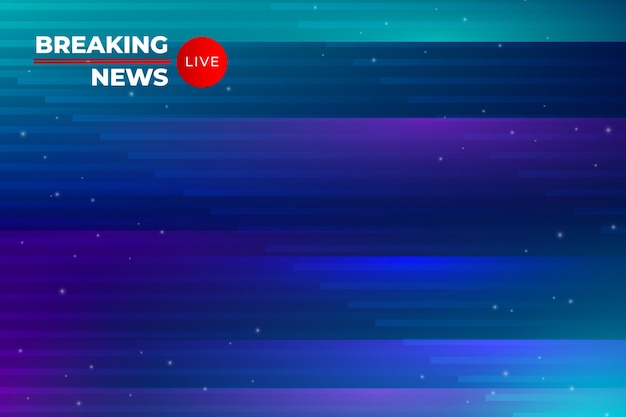 Gradient breaking news background