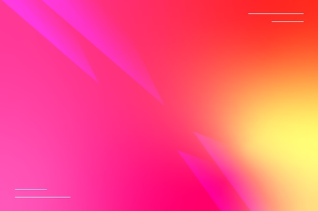 Free vector gradient bright color background
