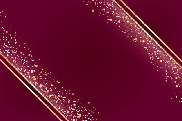 Free vector gradient burgundy and gold background